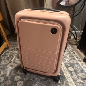Like New MONOS Pink Hard Shell Suitcase